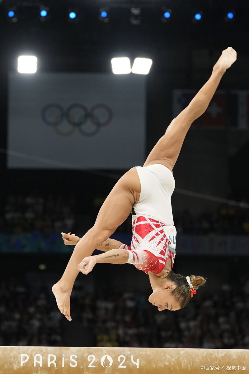 竞技体操运动员飘逸展现，圆梦金牌