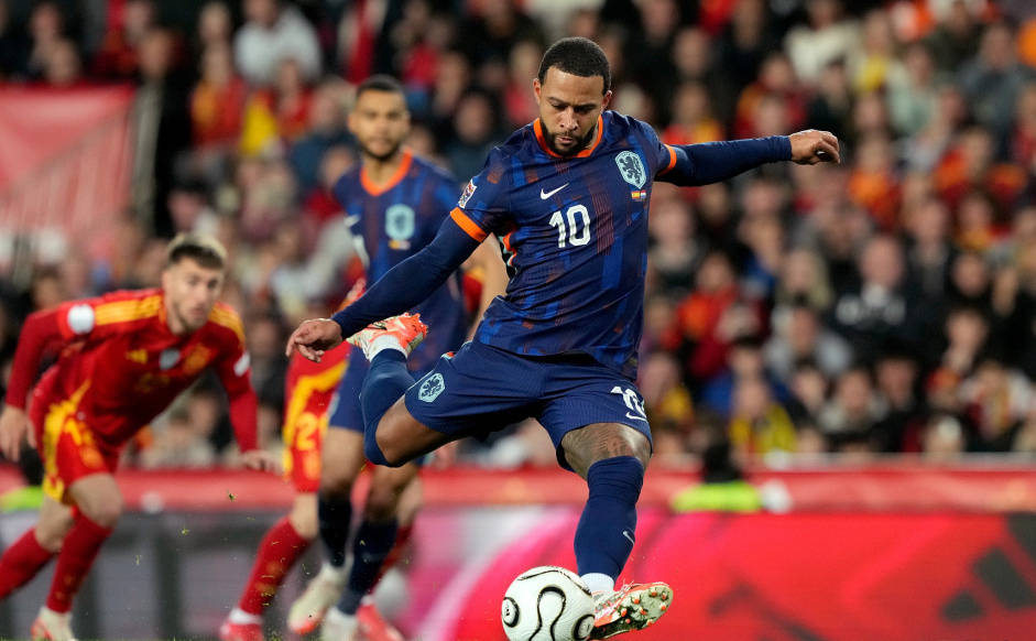 荷兰1-0击败捷克，德佩破门助攻